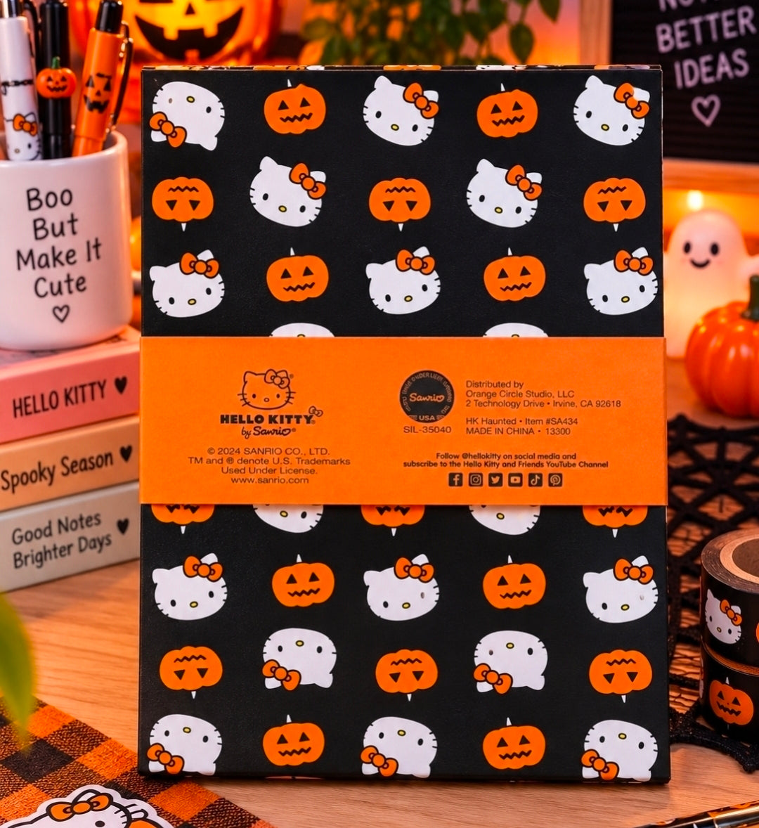 Hello Kitty HK Haunted 150-Sheet Lined Desk Pad Halloween 2024