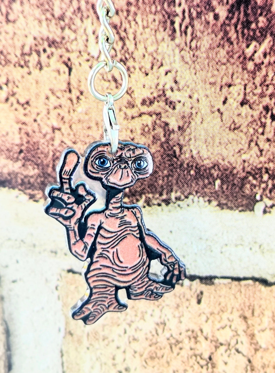 E.T. The Extra Terrestrial Phone Home Acrylic Keychain Charm