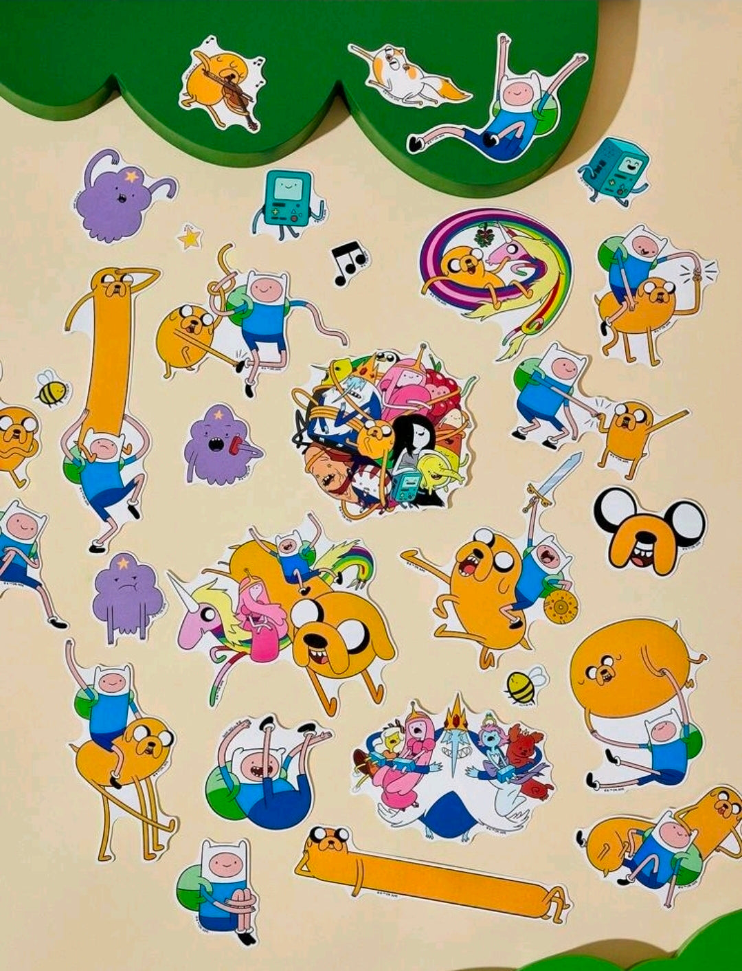 Adventure Time 78 Piece Sticker Pack Finn Jake BMO Cartoon Network NEW