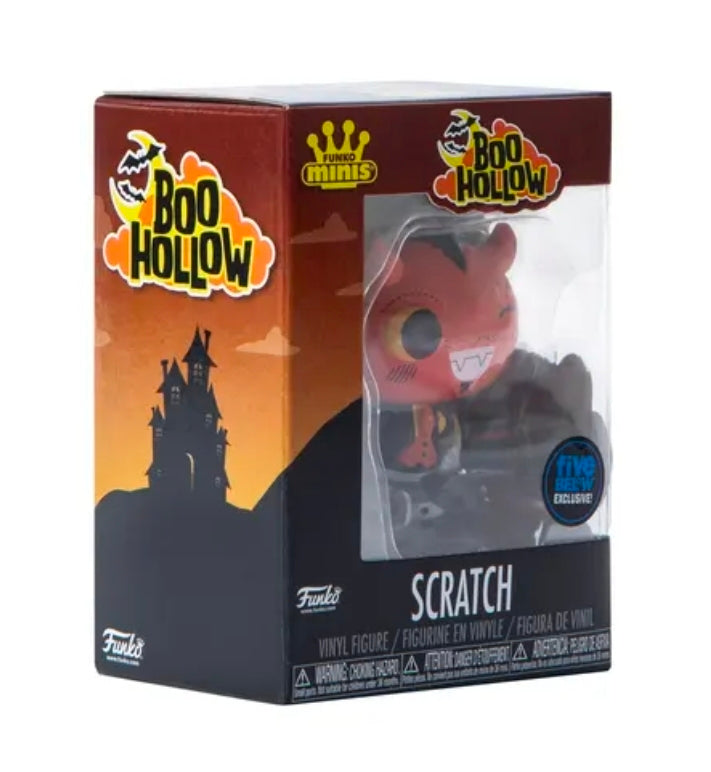 Boo Hollow Halloween vinyl mini figure box for SCRATCH with character window
