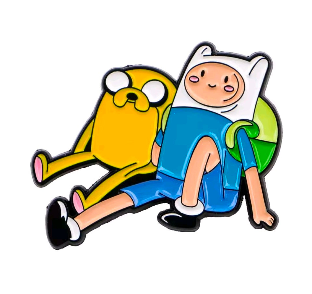 Adventure Time 3-Piece Enamel Pin Set Finn Jake BMO & Full Crew