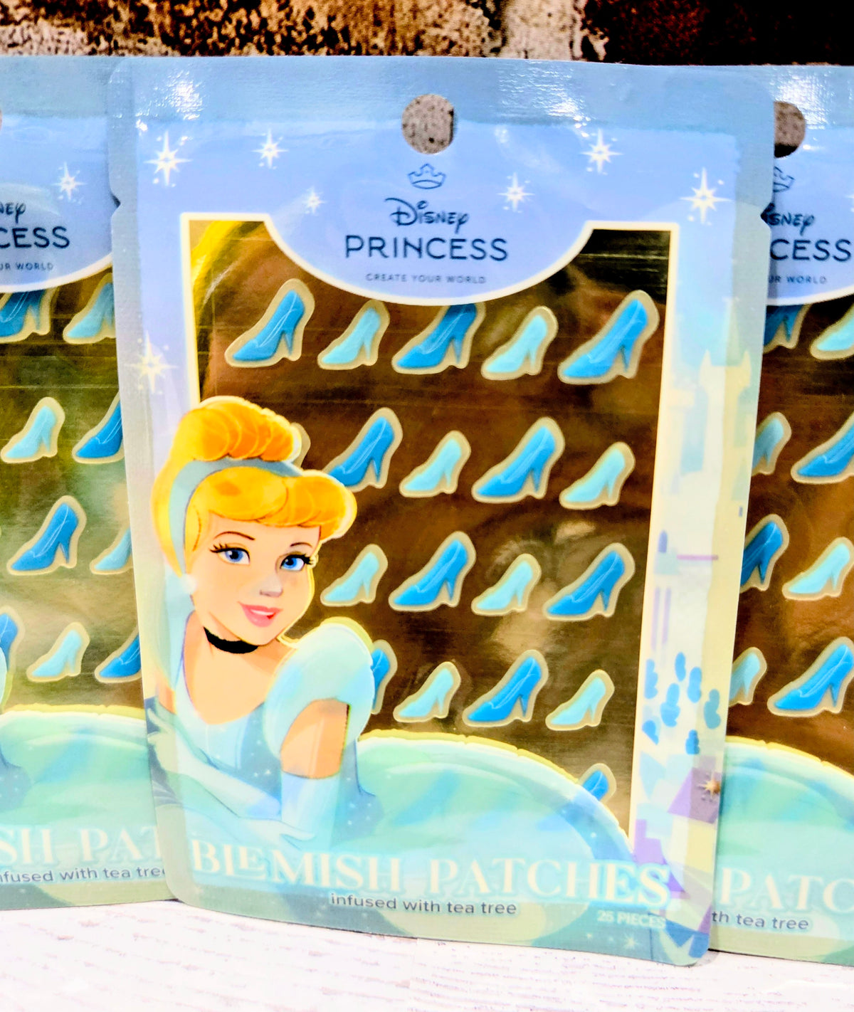"Glass Slipper Glow" Cinderella Bath Salts, Lip Gloss & Blemish Patches Set