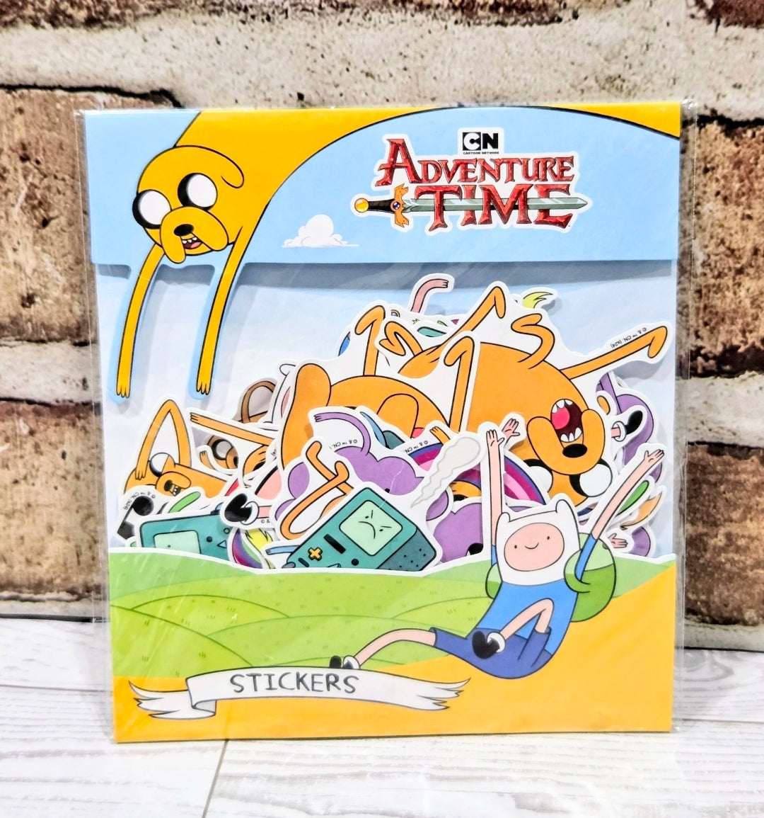 Adventure Time 78 Piece Sticker Pack Finn Jake BMO Cartoon Network NEW
