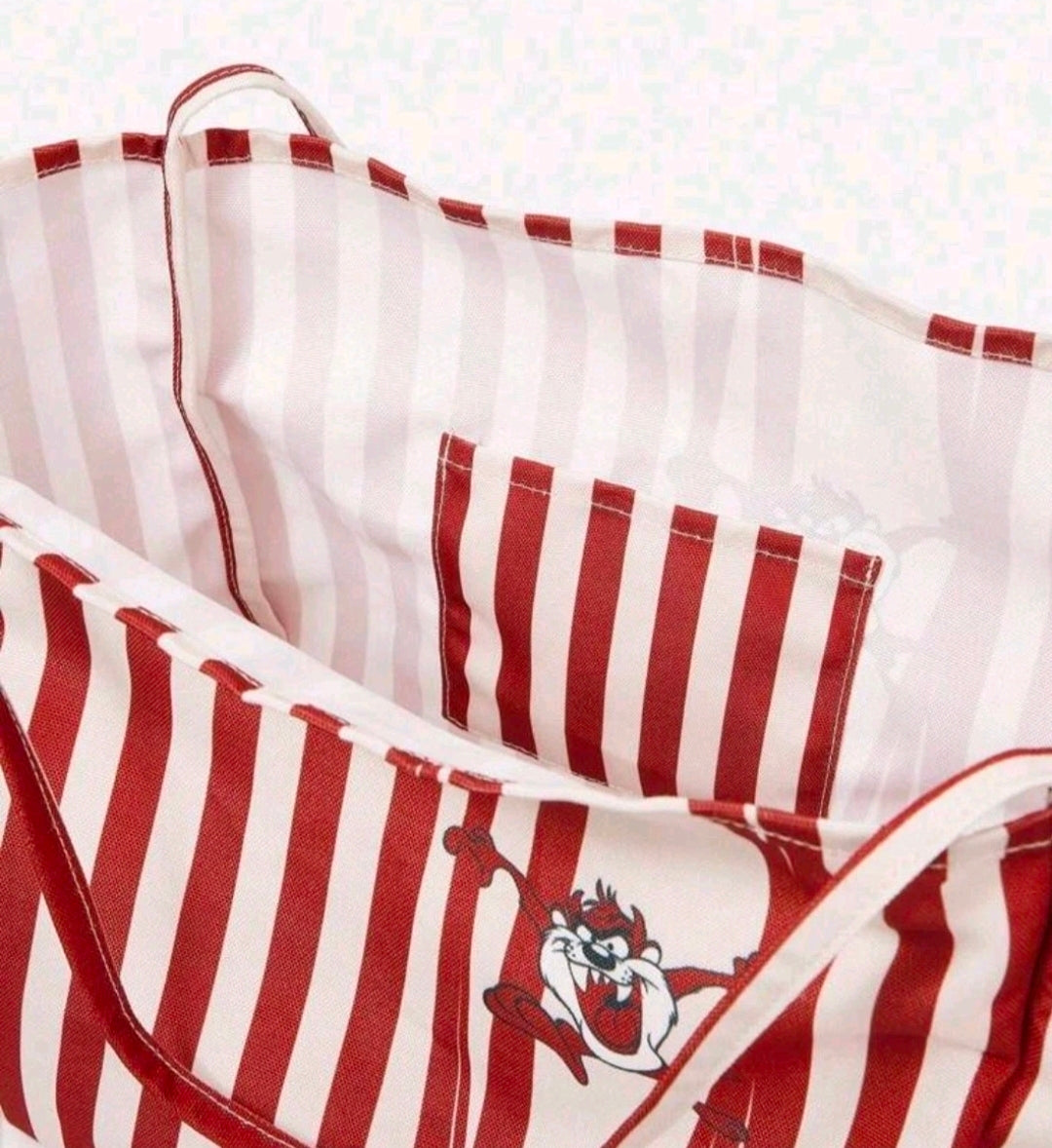 Looney Tunes Taz Tasmanian Devil Large Commuter Tote 22x13