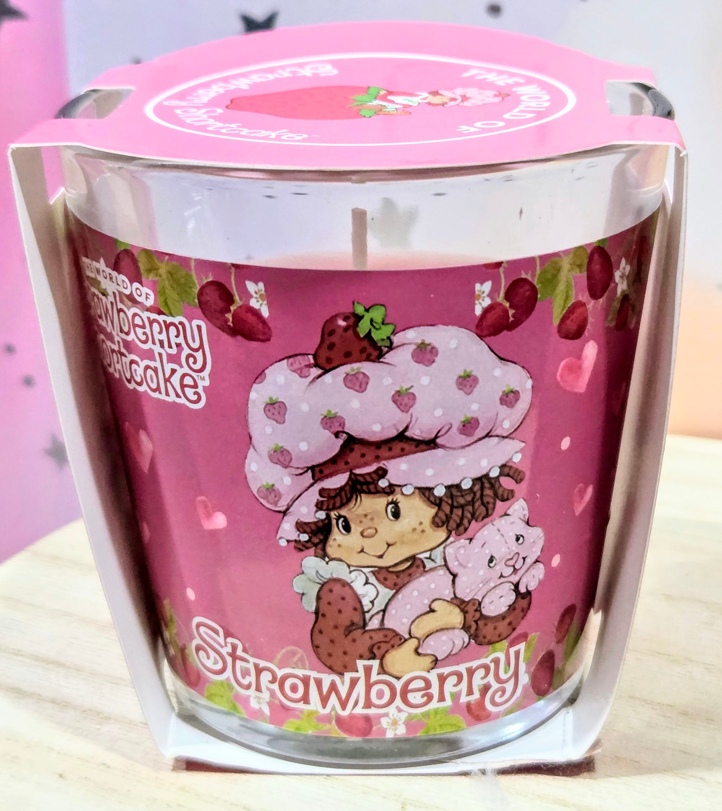 Strawberry Shortcake Candle Set - Strawberry & Plum Scented 3oz
