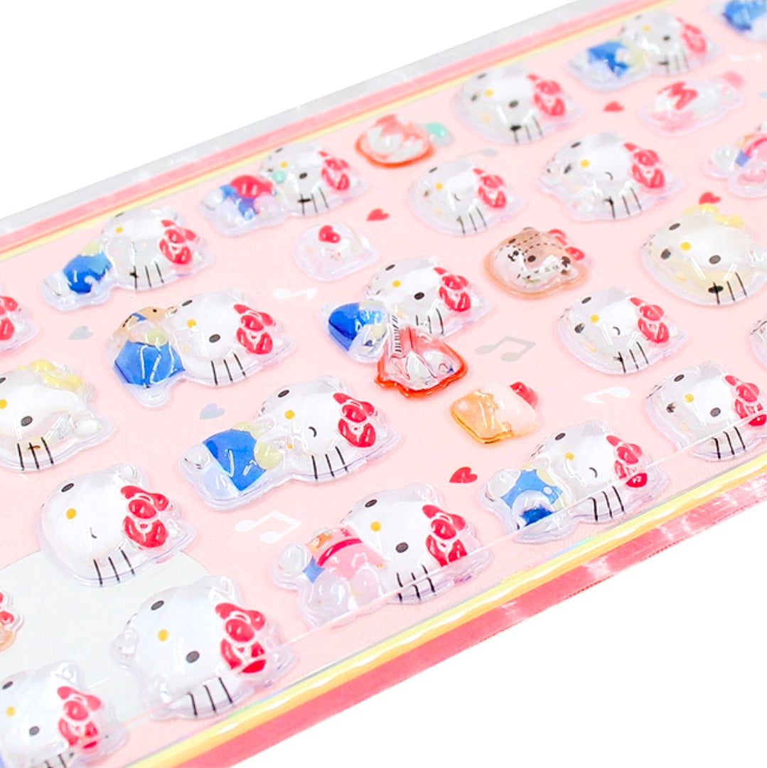 Sanrio Bonbon Drop Seal Sticker Sheets Puffy Resin Acrylic