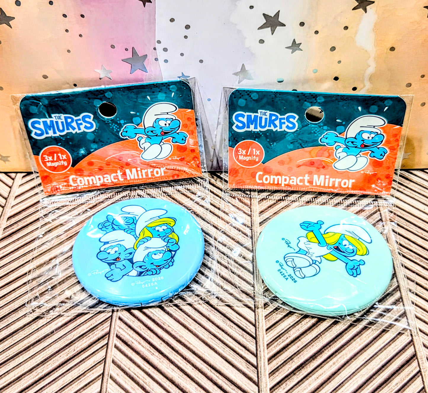 The Smurfs Beauty Set - Lip Balm, Sunglasses & Compact Mirrors