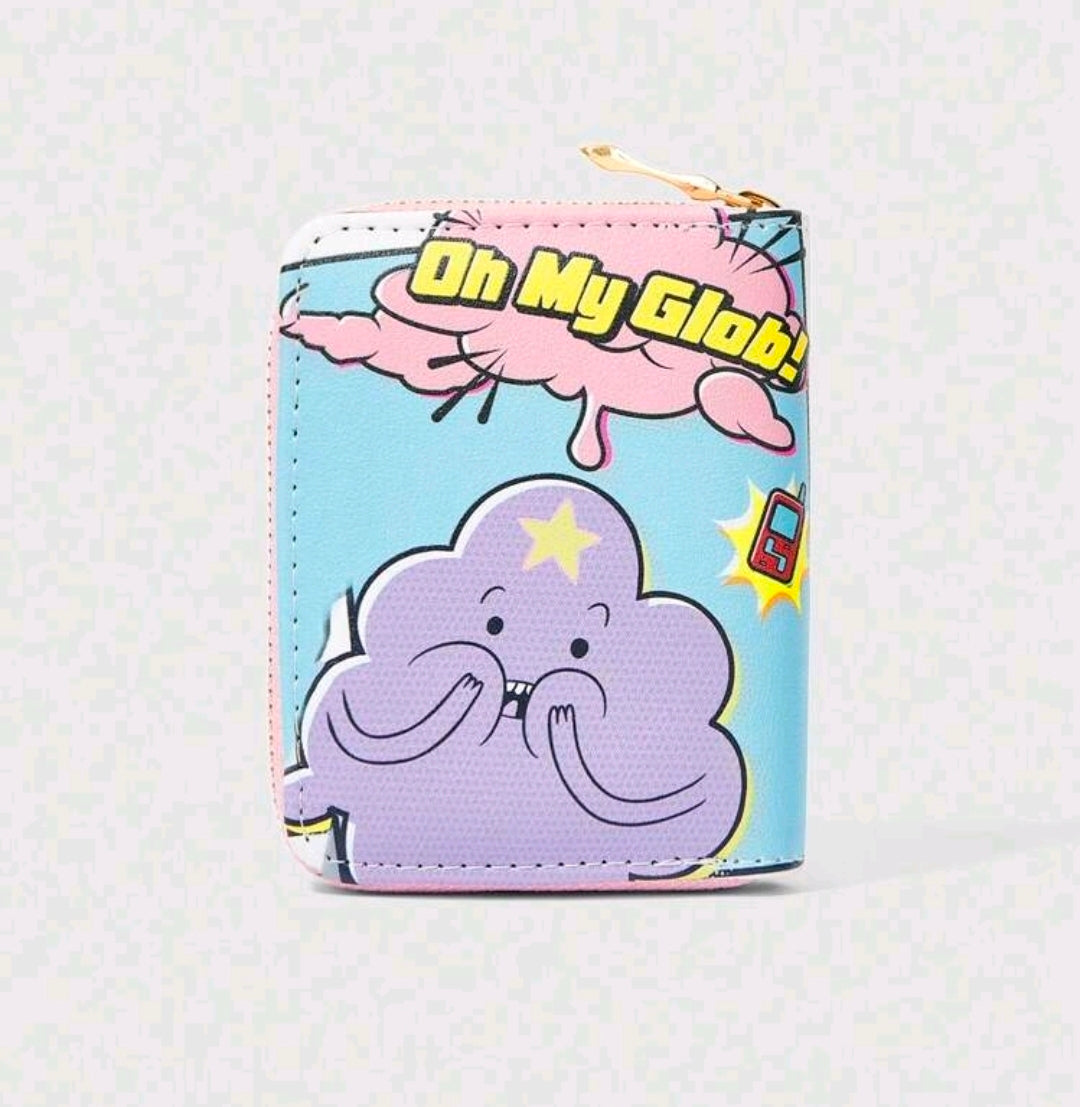 Adventure Time Lumpy Space Princess Oh My Glob Wallet Zip Purse