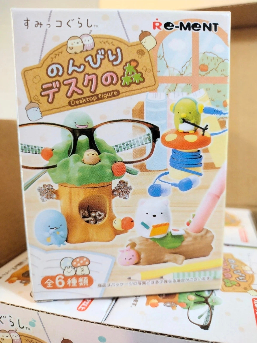 Re-Ment Sumikko Gurashi Nonbiri Desk Forest — Sealed Set of 6