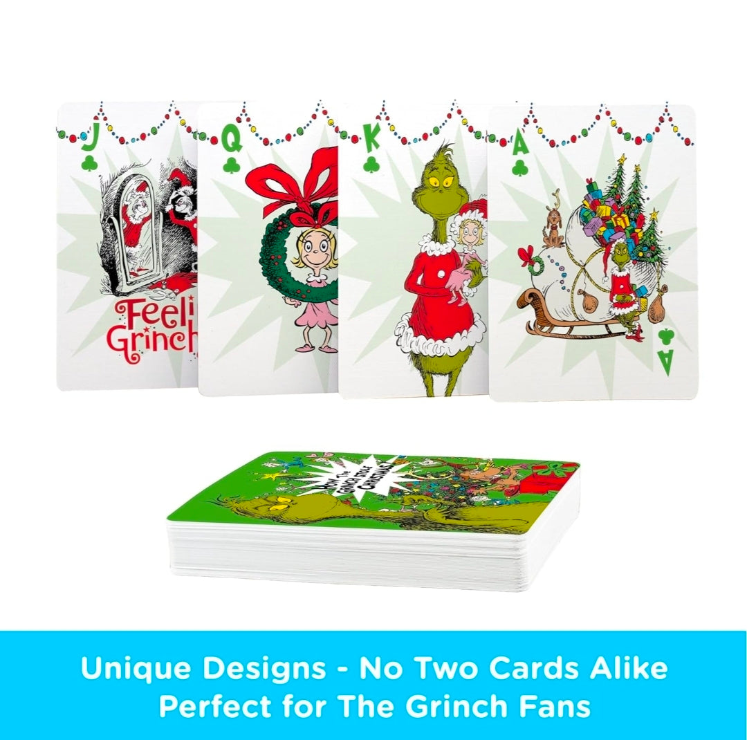 Aquarius How the Grinch Stole Christmas Licensed Playing Cards Poker Deck