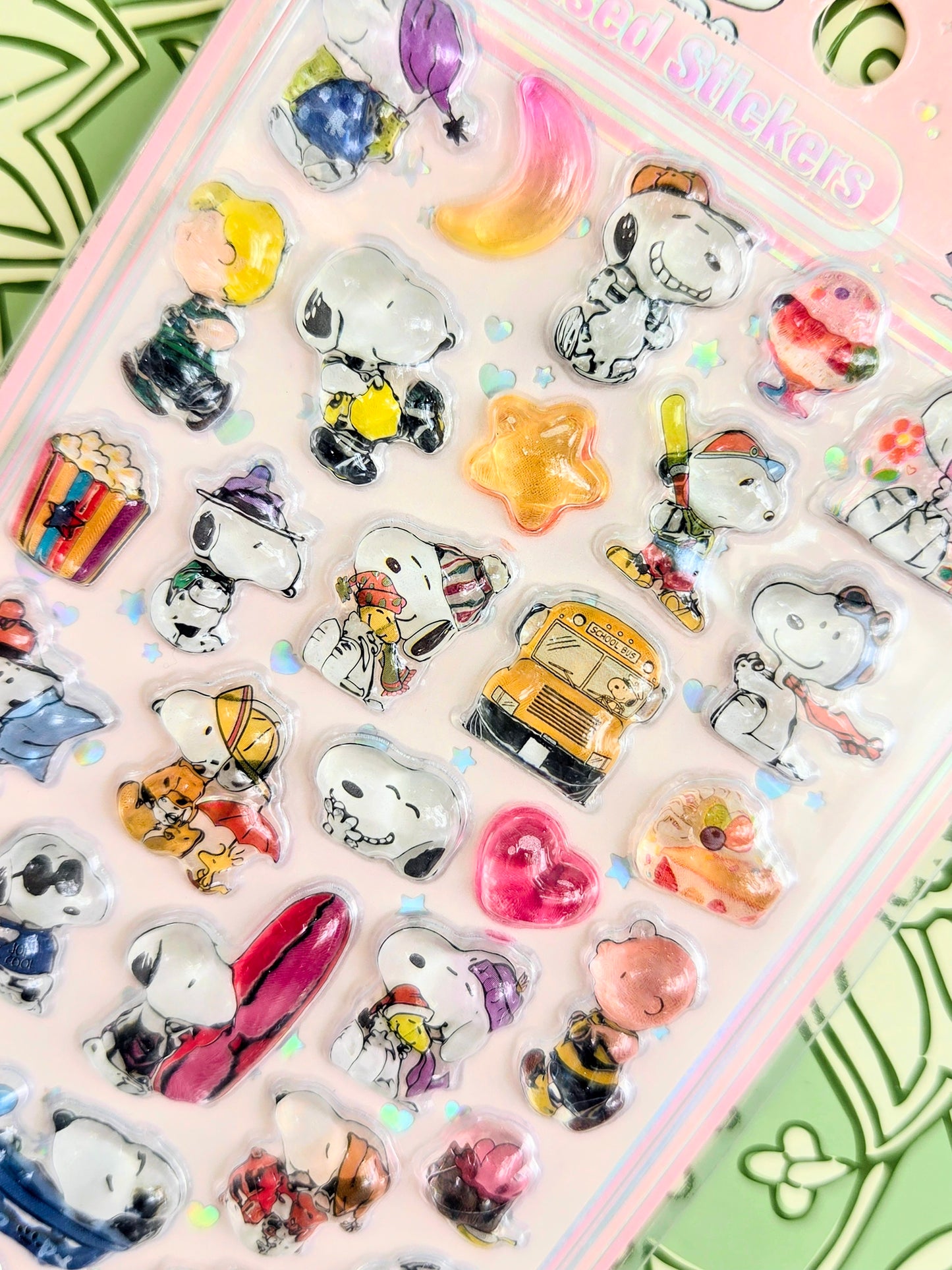 Peanuts Snoopy 3D Raised Acrylic Sticker Sheet