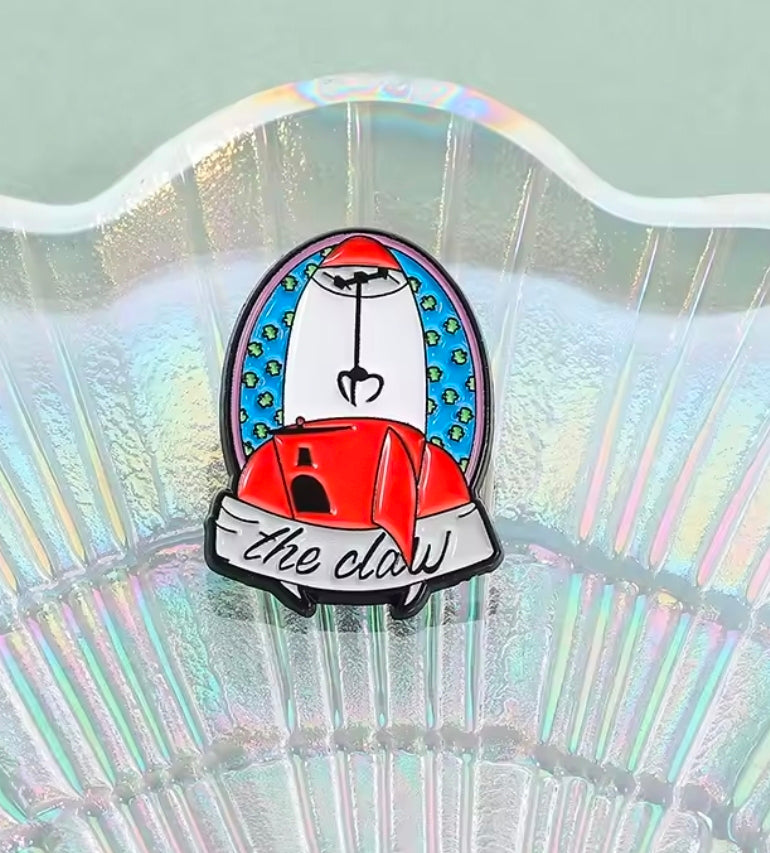 Toy Story 3-Piece Enamel Pin Set Pizza Planet Truck Alien Claw Super Nova Burger