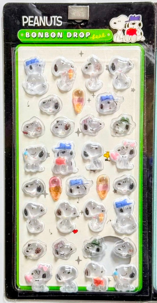 Peanuts Snoopy Bonbon Drop 3D Sticker Sheet