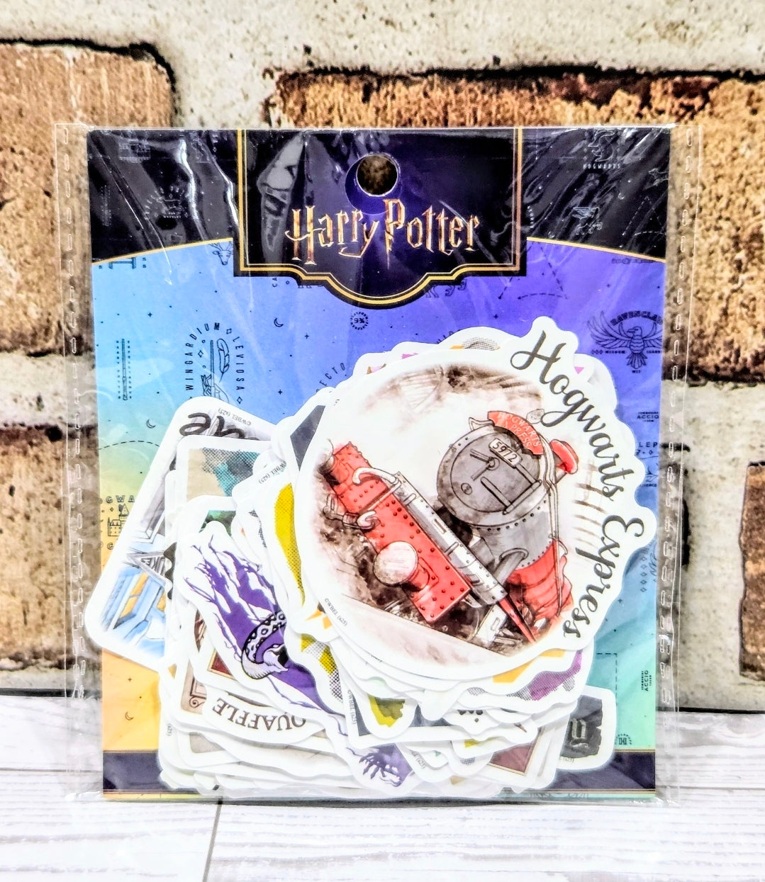 Harry Potter Hogwarts Express 50pc Vinyl Sticker Pack Licensed
