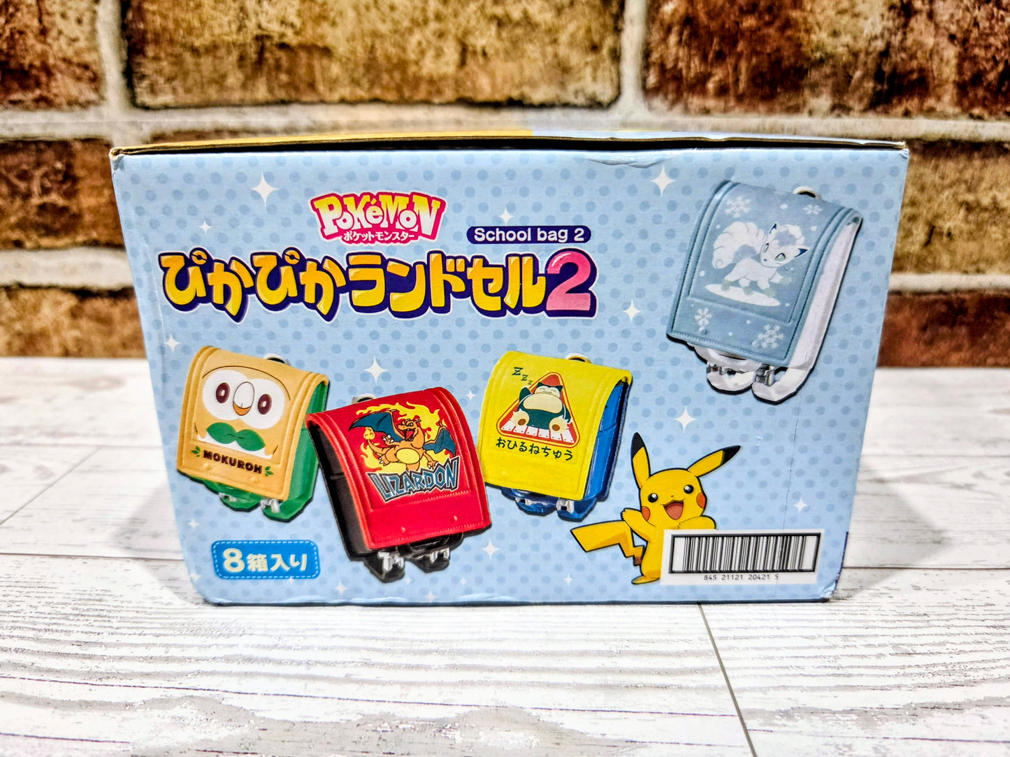 Pokémon Randoseru 2 Re-Ment Full Sealed Box 8 Mini School Bags 2019 NEW ⚡