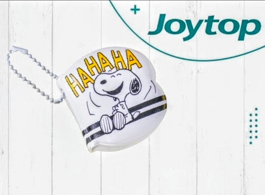 Joytop Peanuts Snoopy HAHA Mechanical Pencil Acrylic Charm Mini Keychain Notepad Set Kawaii Stationery