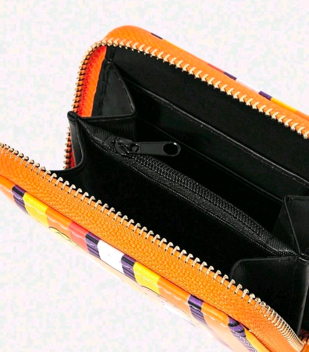 Looney Tunes Tweety Bird Halloween Zip Around Wallet
