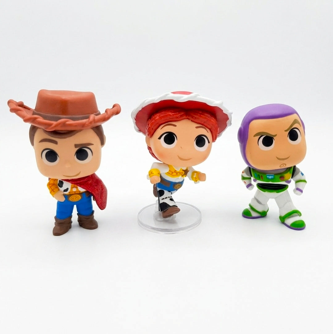 Funko Mystery Minis Toy Story 5 Woody Jessie Buzz 3-Figure Lot
