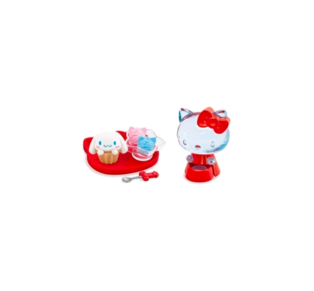 Sanrio Re-Ment Hello Kitty Cat Cafe 2016 — Rare Set of 8