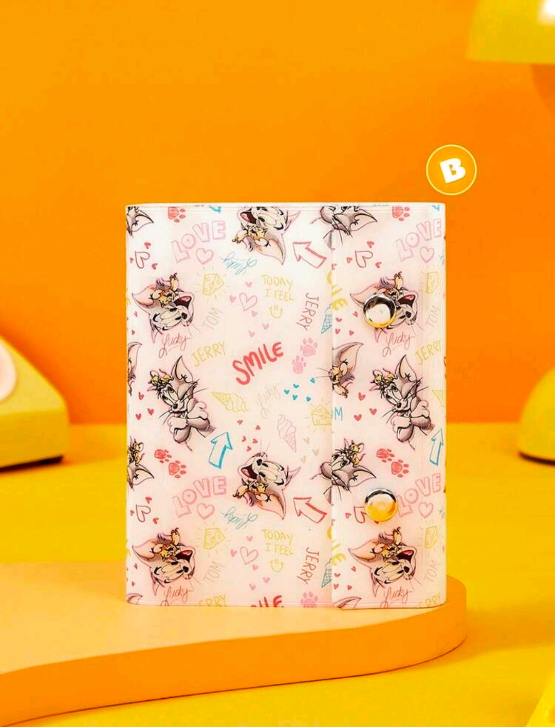 Tom & Jerry A7 6-Ring Binder Planner / Sticker Album +10 Protectors