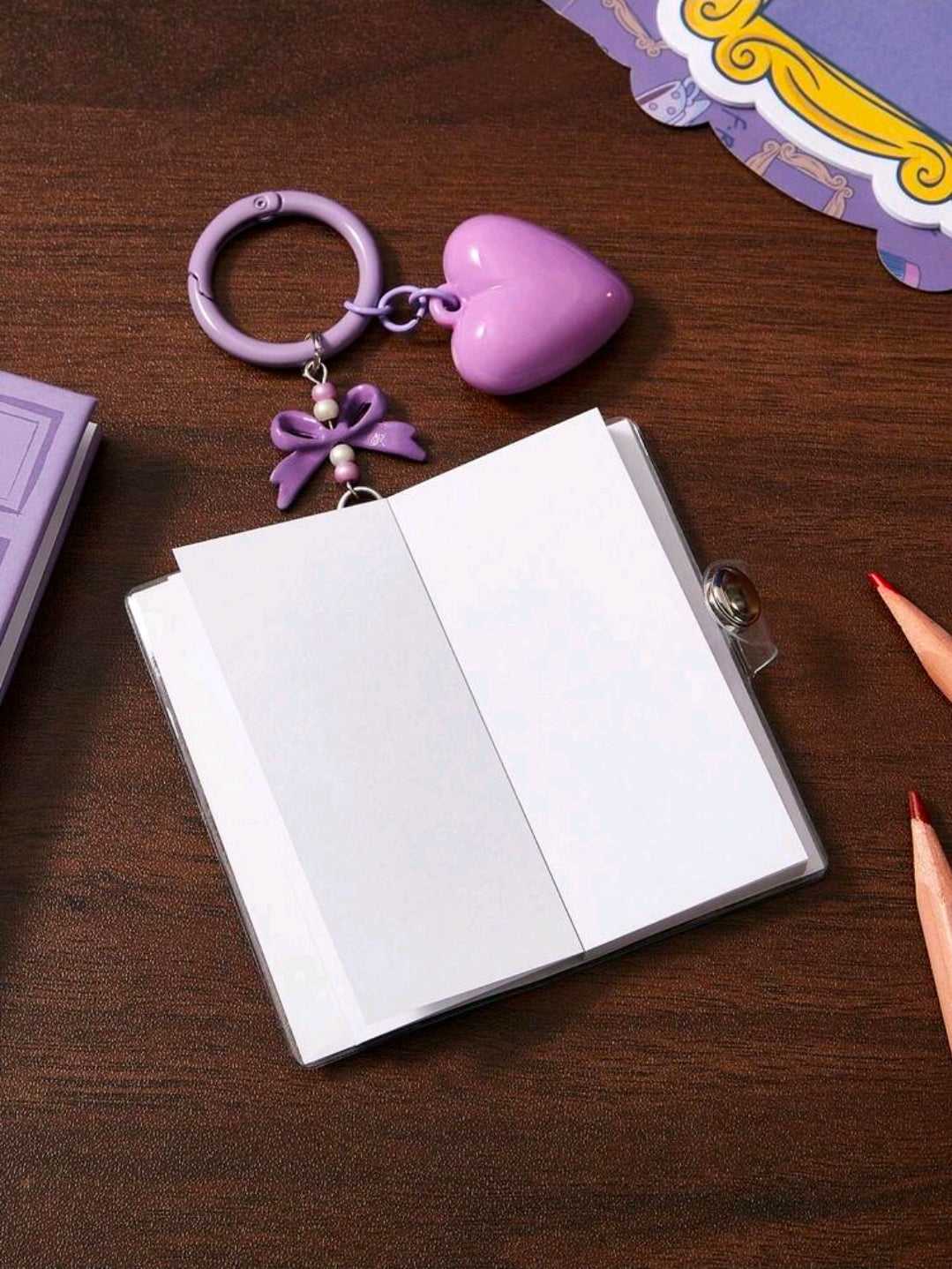 Friends TV Show Mini Notebook Keychain Purple Door