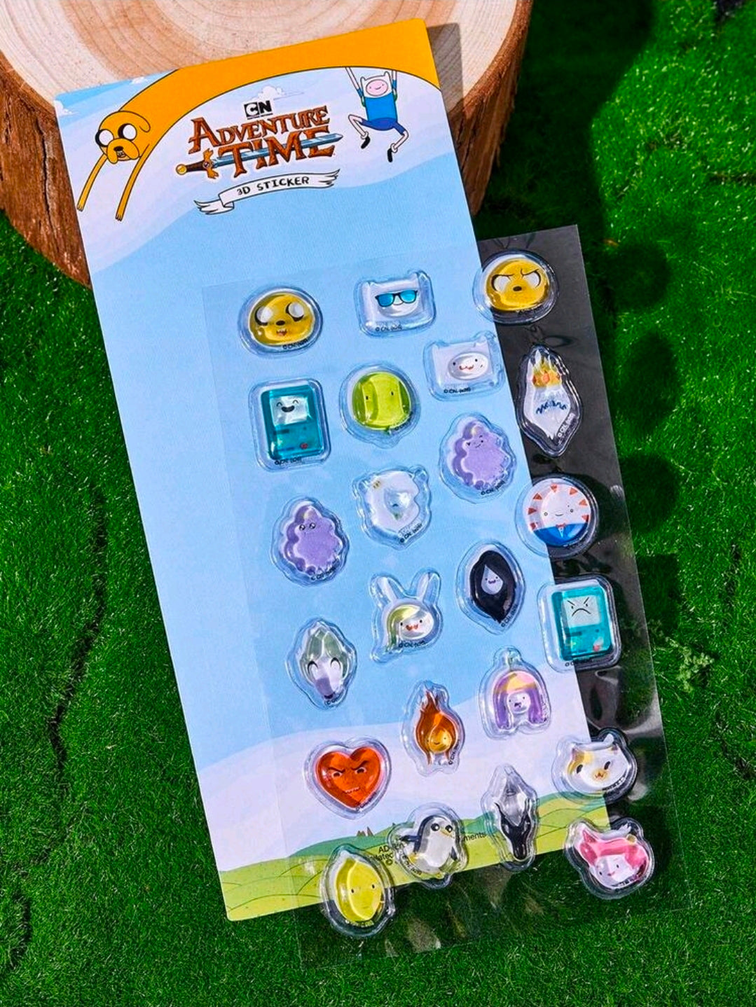 Adventure Time Crystal Bonbon 3D Sticker Sheet — All Characters