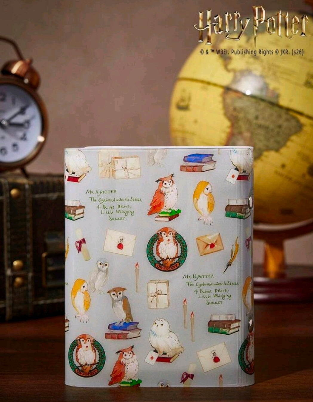 Harry Potter Transparent A7 Sticker Album Binder Owl Post Hedwig Privet Drive Licensed WBEI Kawaii Clear PVC