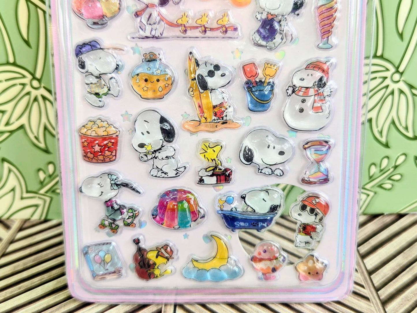 Peanuts Snoopy 3D Raised Acrylic Sticker Sheet