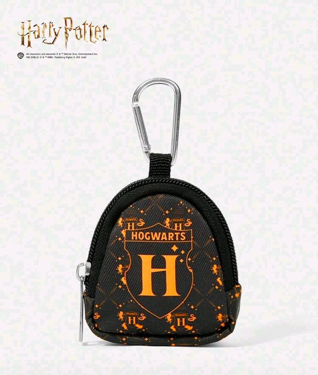 Harry Potter Hogwarts Zippered Coin Purse Earbud Pouch Keychain