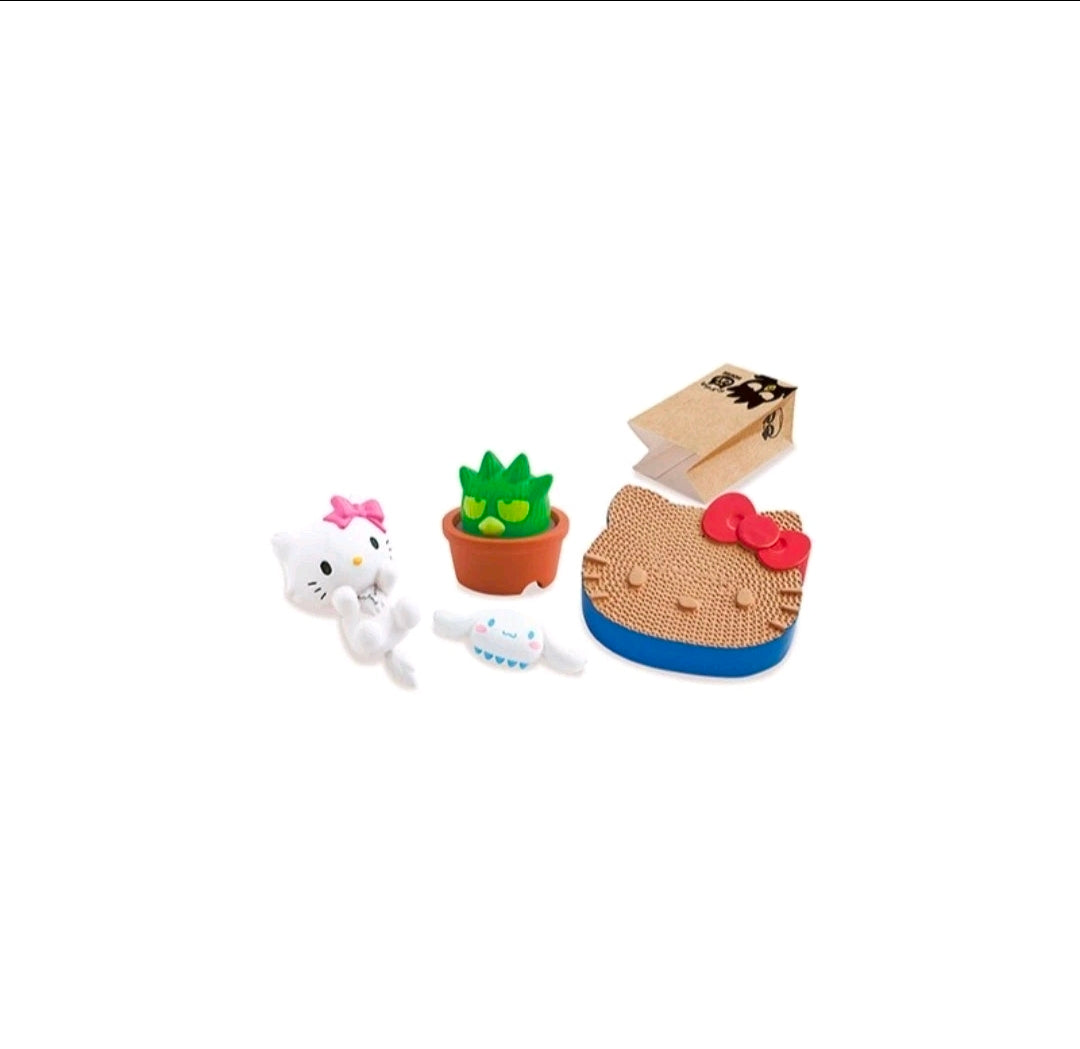 Sanrio Re-Ment Hello Kitty Cat Cafe 2016 — Rare Set of 8