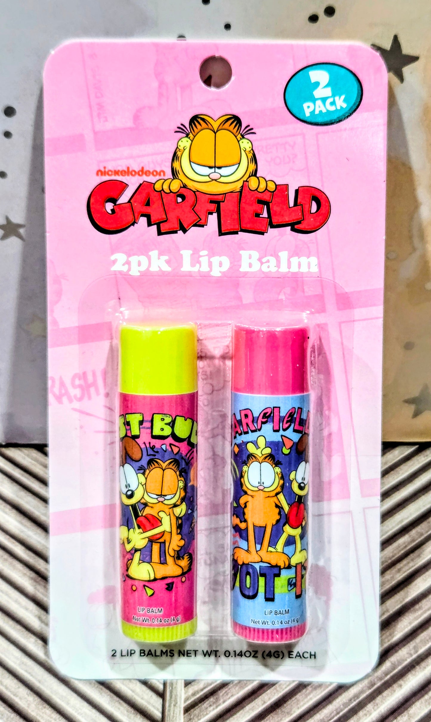 Garfield Beauty Set - Lip Balm, Sunglasses, Puff & Sponge
