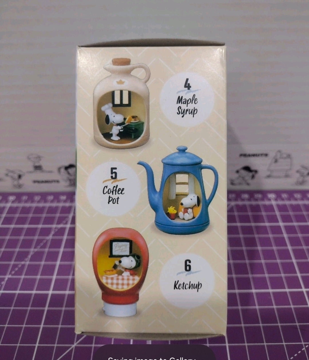 Re-Ment Snoopy Life in a Bottle Ketchup Flying Ace Hot Dog Figure NEW Sealed