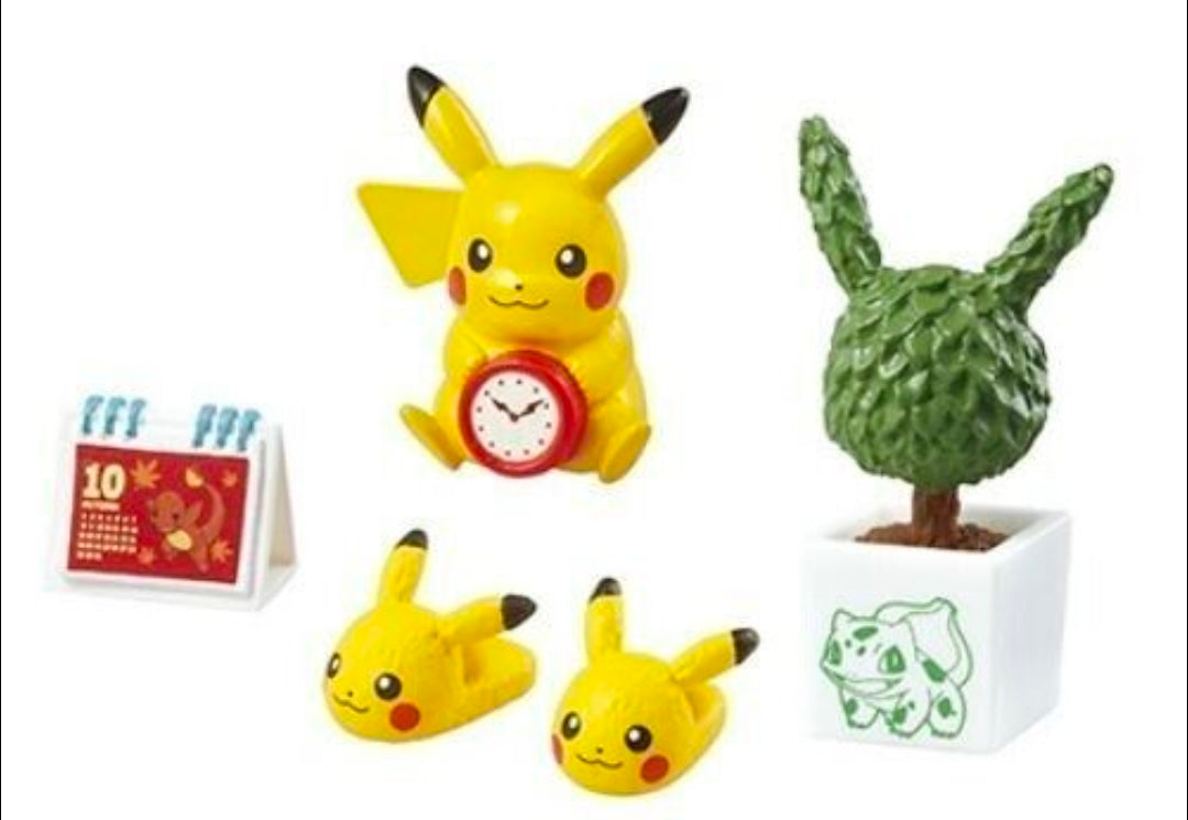 Re-Ment Welcome to Pikachu's Room 2016 Mini Figure Set - Choose Your Variant
