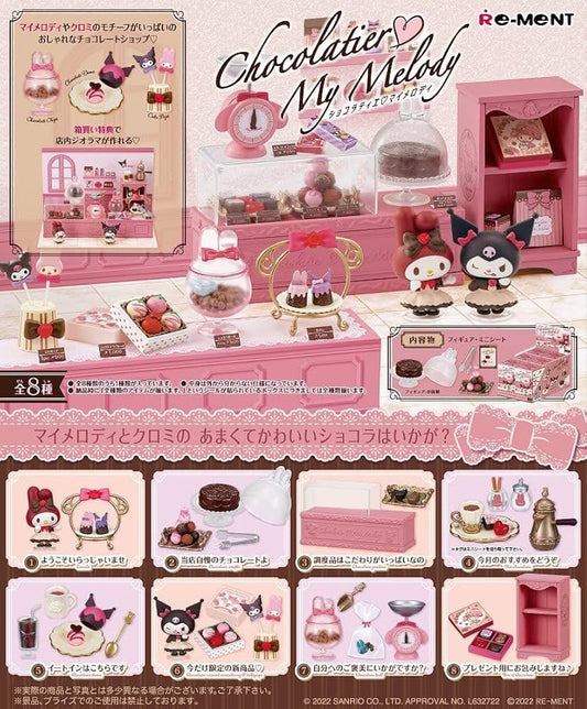 Sanrio Re-Ment Chocolatier My Melody 2022 — Sealed Set of 8