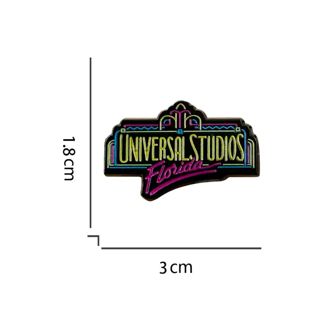Universal Studios Florida enamel lapel pin with marquee design