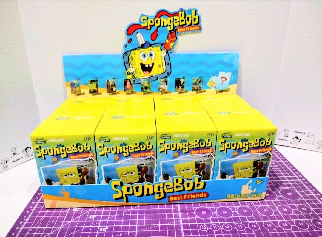 Area X Sembo SpongeBob Best Friends Blind Box Keychain - Sealed New
