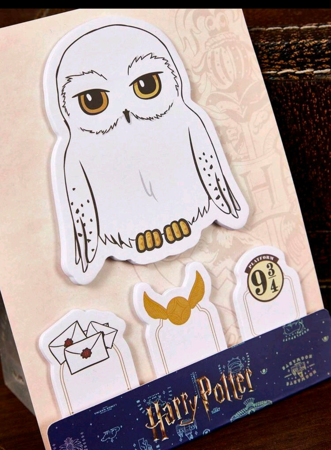 Harry Potter Hedwig Sticky Notepad Sticky Note Tab Set
