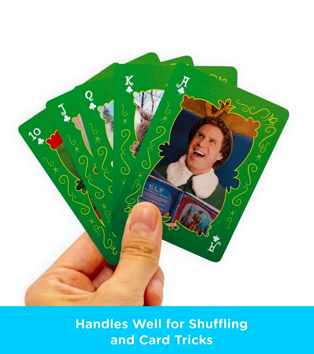 Aquarius Buddy the Elf Licensed Playing Cards 52 Unique Images Poker Size