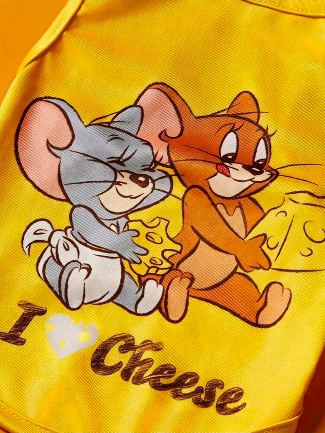 Tom and Jerry I Love Cheese Dog Tank Top — Jerry & Tuffy XXL