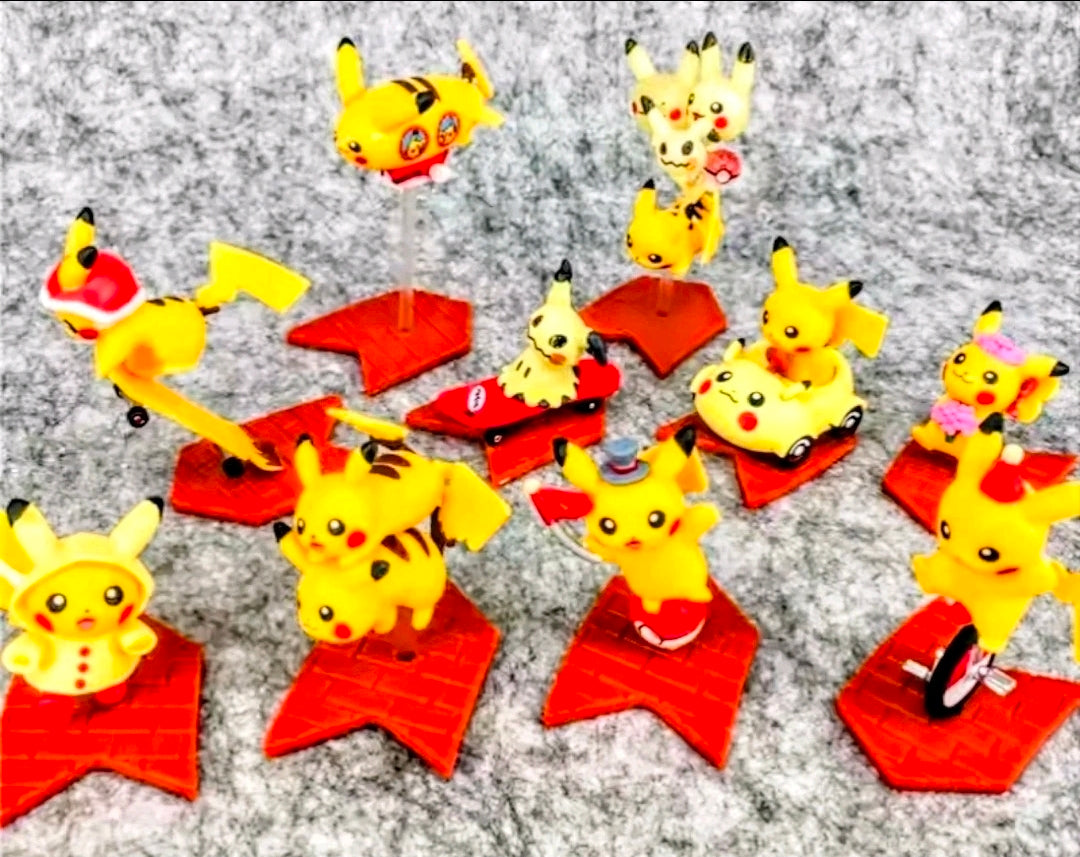 Re-Ment Pokémon Pikachu Parade 2017 — Rare Set of 10