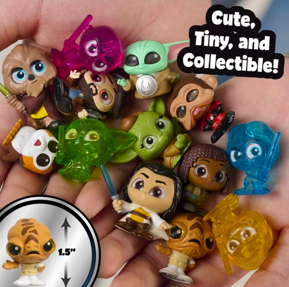 Star Wars Doorables Series 3 Galaxy Peek Blind Box 3-Pack 12 Mini Figures