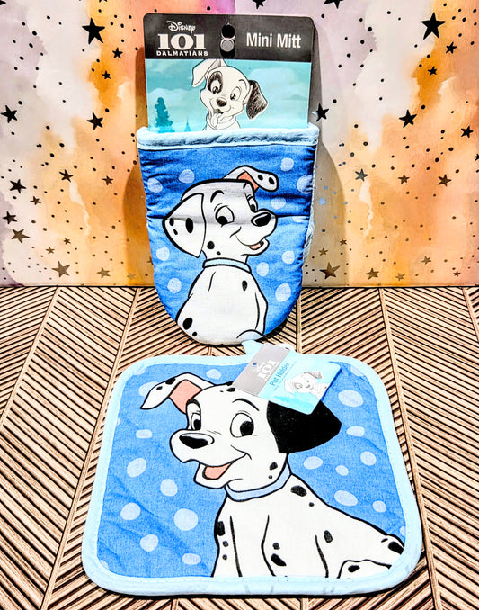 101 Dalmatians Pot Holder & Mini Mitt Set - Disney Kitchen