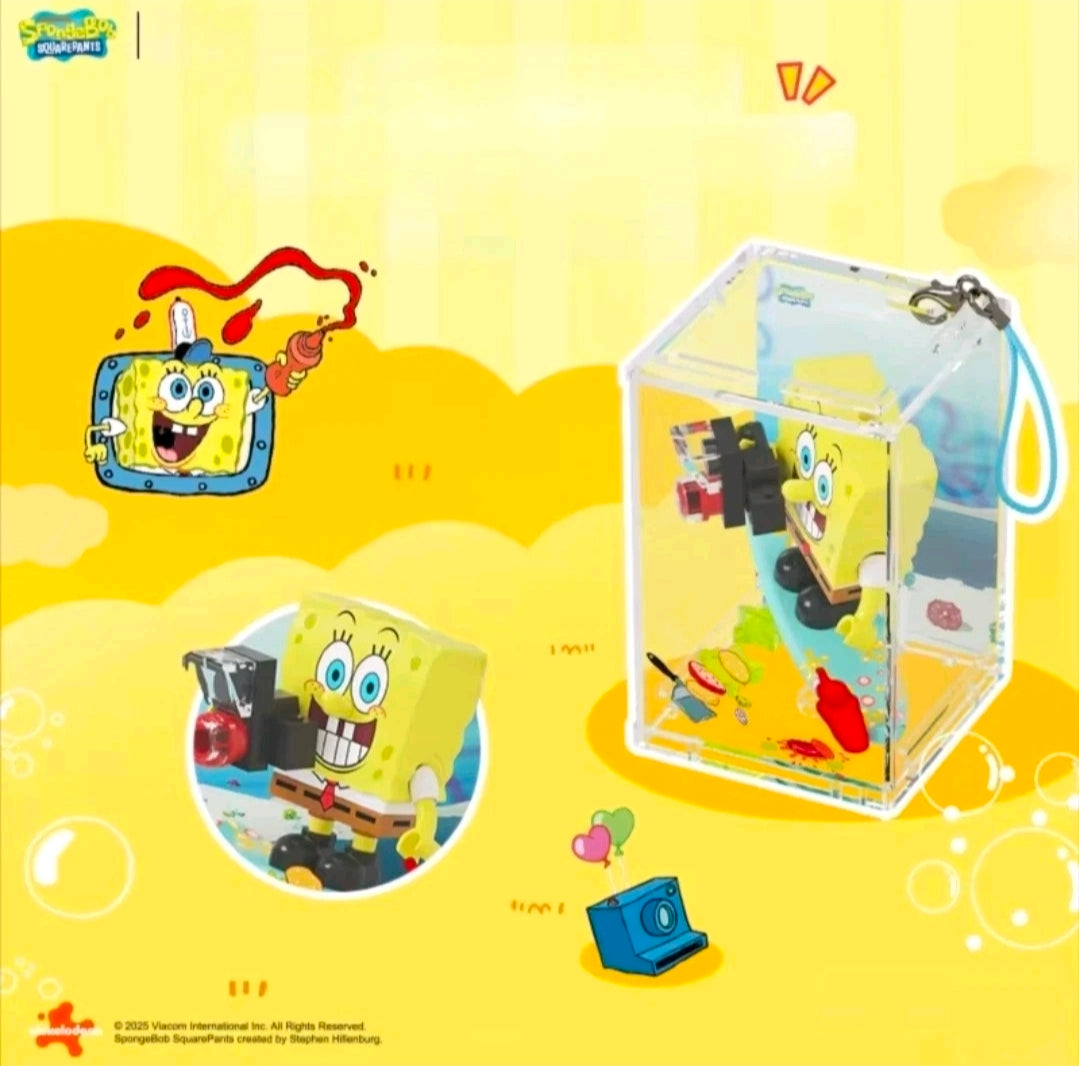 Area X Sembo SpongeBob Best Friends Blind Box Keychain - Sealed New
