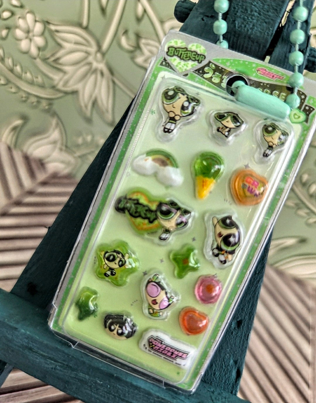Powerpuff Girls Gashapon Blister Pack 3D Resin Keychain 2.5in