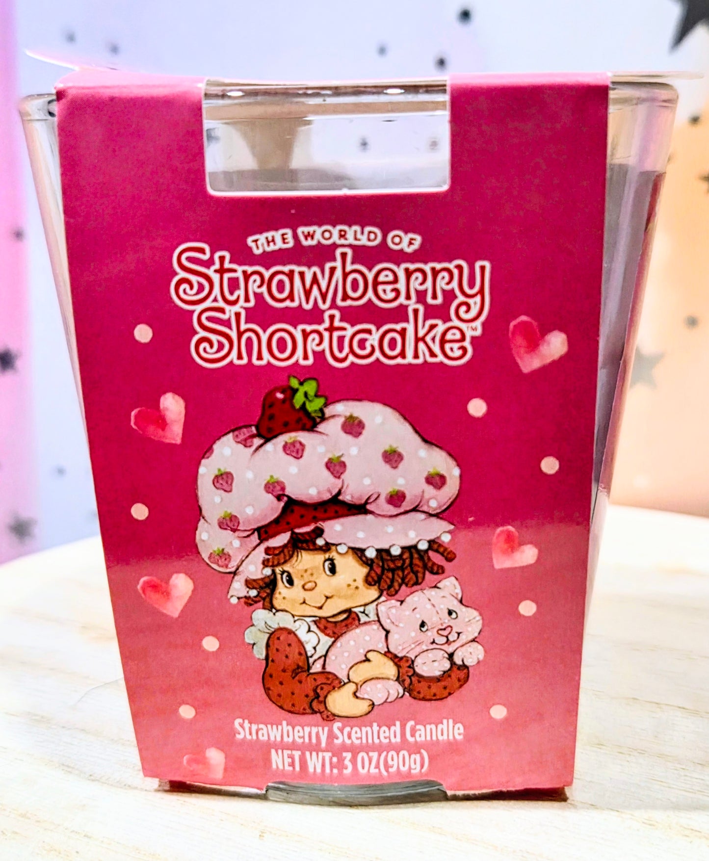 Strawberry Shortcake Candle Set - Strawberry & Plum Scented 3oz