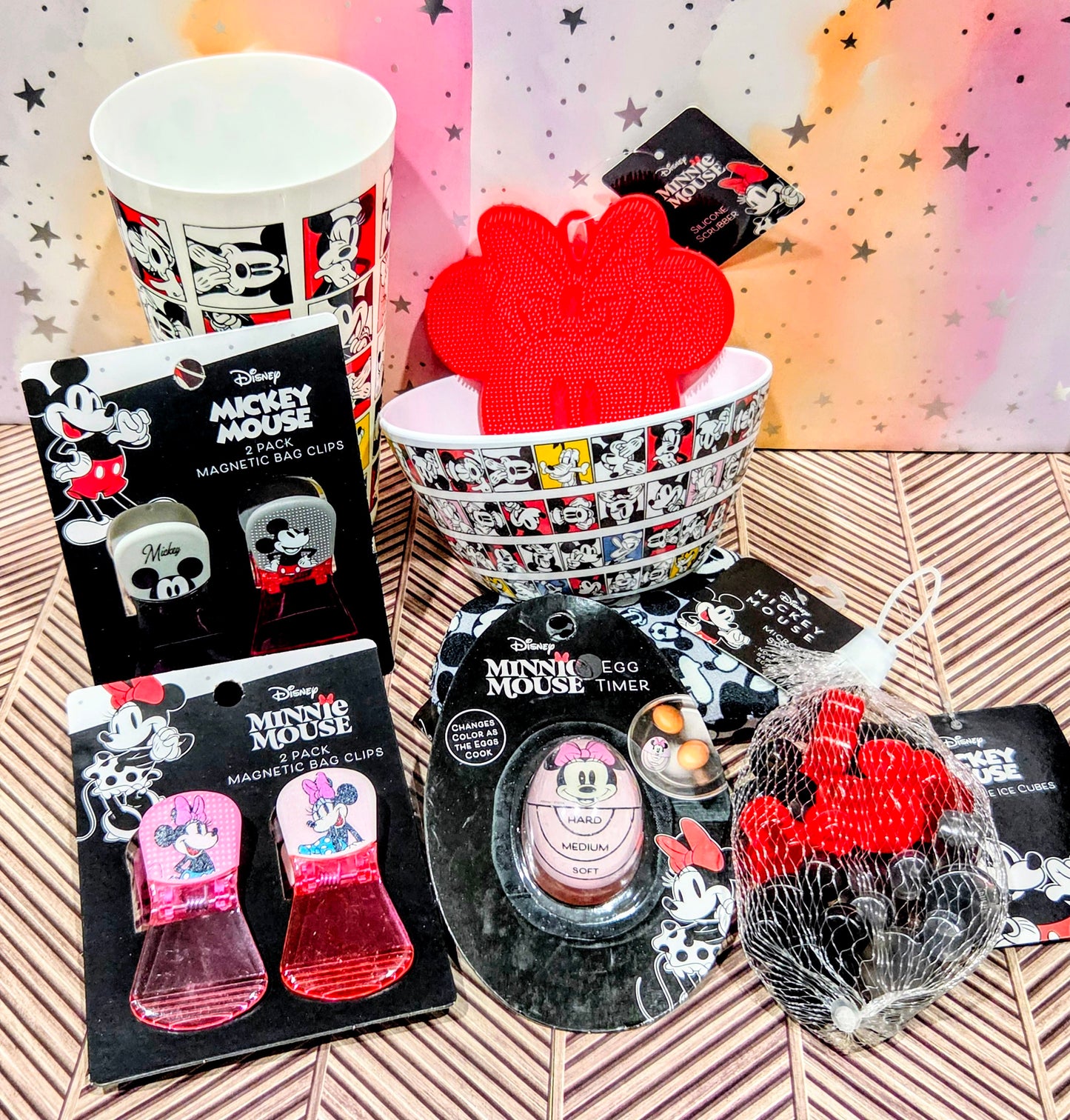 Disney Mickey & Minnie Mouse Kitchen Bundle - 9 Piece Set