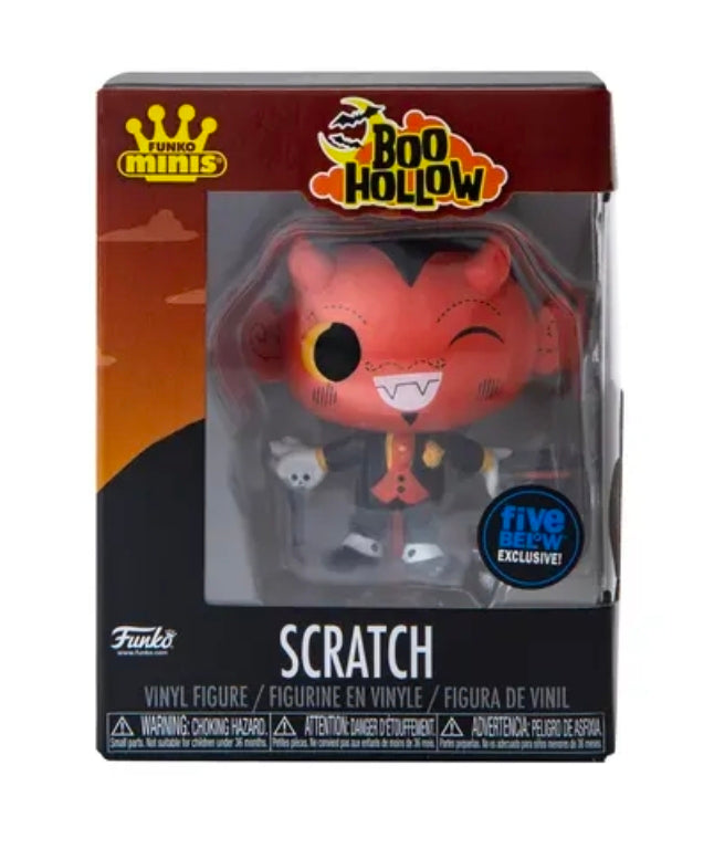 Funko Minis Boo Hollow SCRATCH vinyl figure in retail box with five below badge