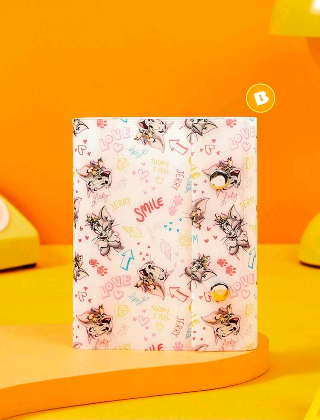 Tom & Jerry A7 6-Ring Binder Planner / Sticker Album +10 Protectors
