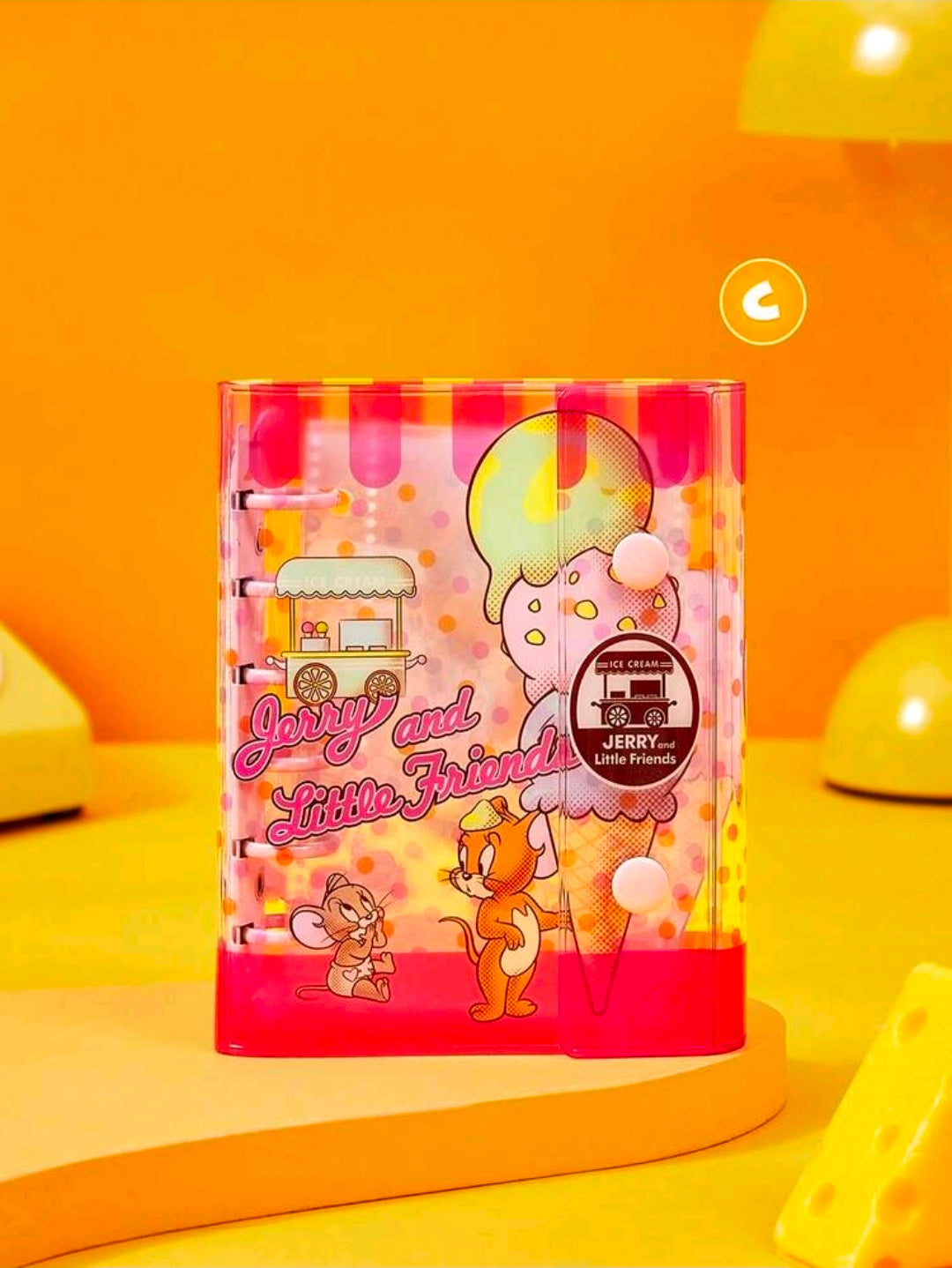 Tom & Jerry A7 6-Ring Binder Planner / Sticker Album +10 Protectors
